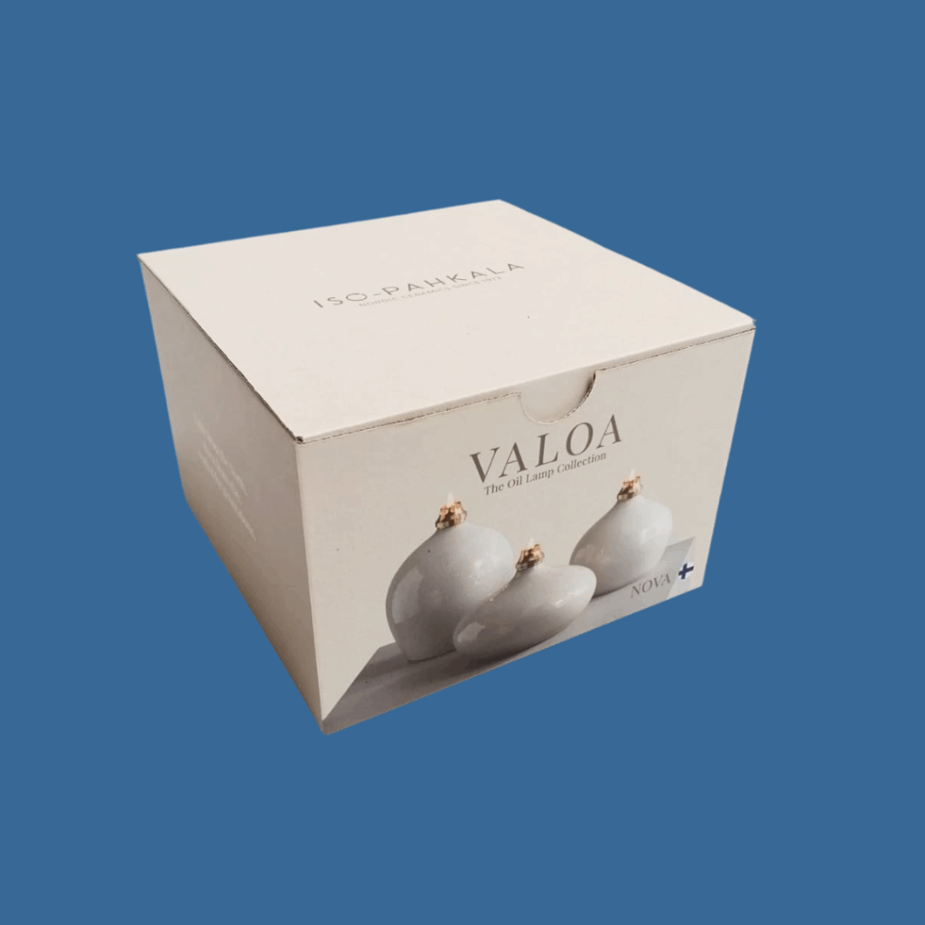 Tojapakin luoma mittatilauspakkaus keramiikkapaja isopahkalalle