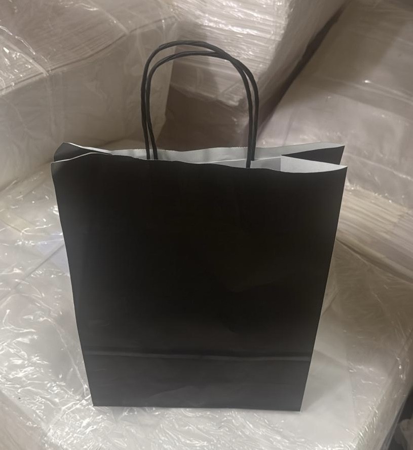 Paperikassi 230*100*320 mm MUSTA